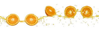 фотообои Половинки апельсина