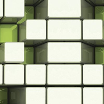 фотообои Зеленые кубики