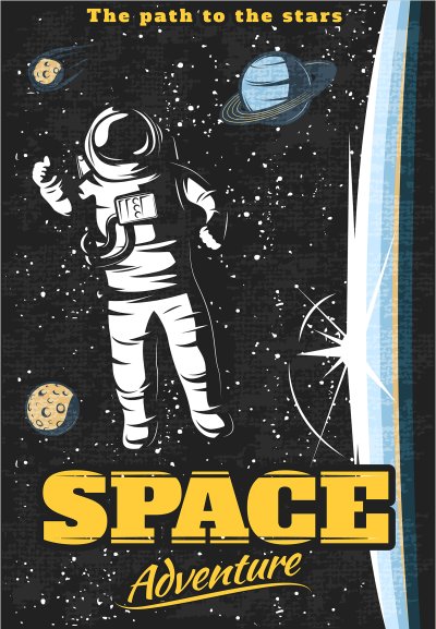 постеры Космическое путешествие